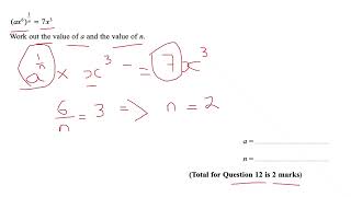Indices GCSE Maths Higher Tier