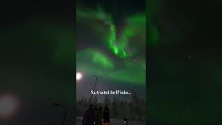 This is why you DIDN’T see the northern lights in Lapland😬 #travel #finland #aurora