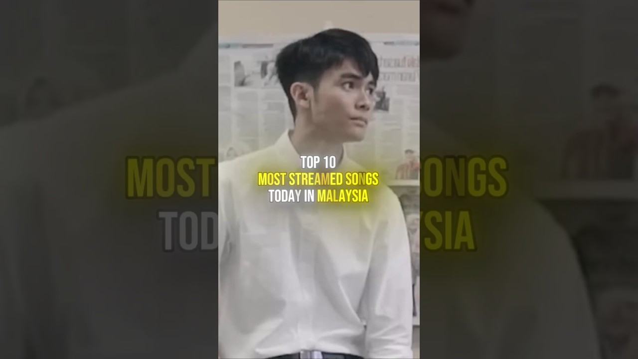 Top 10 MOST STREAMED SONGS today in  Malaysia 🇲🇾🎶 #shorts #malaysia #malaysian #top10 #music #song
