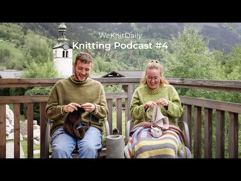 wilson's first sweater & the cheapest yarn ever • knitting podcast episode 4