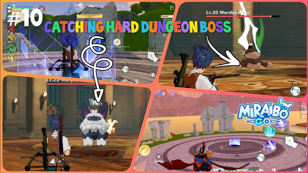 CATCHING HARDEST DUNGEON POKEMON/MIRAIBO GO GAMEPLAY EPISODE 10 /PALWORLD MOBILE