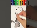 Drawing Rofer from the cartoon “American Dad” #shorts #satisfying #drawing #draw