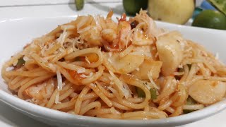 resep spaghetti marinara resep restoran Italia