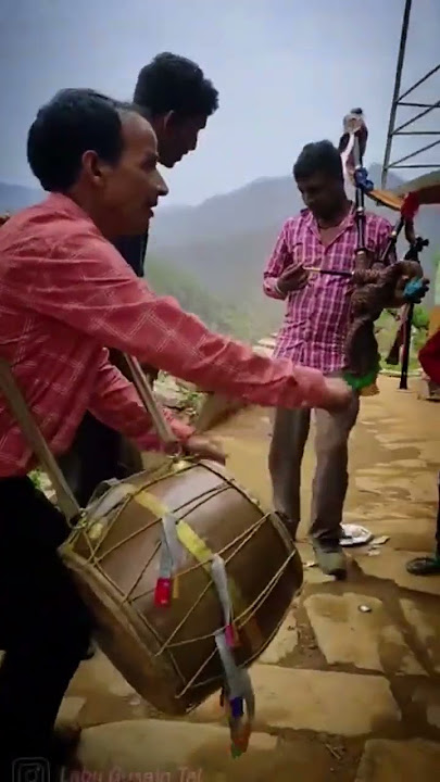 Garhwali Dhol Damau ❤ | Pahadi Culture🤘 | Uttarakhand | #dholdamau #shorts