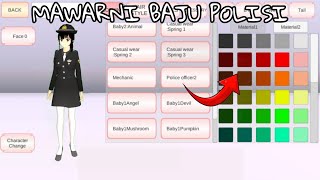 TUTORIAL MEWARNAI BAJU POLISI [SAKURA SCHOOL SIMULATOR] #MILKCHOCO screenshot 5
