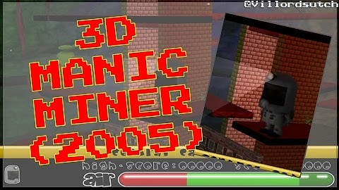 3D Manic Miner on the PC from Blake Robinson (2005)