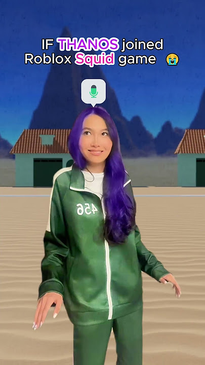 IF Thanos Joined Roblox SQUID Game...☠🔴 #roblox #robloxshorts