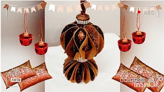طريقة عمل فانوس رمضان2021 من الفوم | زينة رمضان 2021 |اعمال يدوية|  Beautiful lantern made from foam