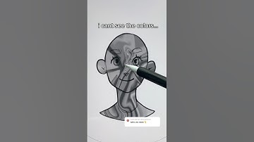 RANDOM Colors TRANSFORM This Drawing…(Colorblind Edition)❌🌈😳#shorts #drawing #artchallenge