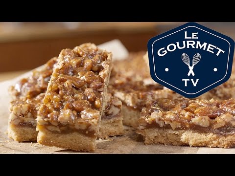 Pecan Pie Bars - Recipe - LeGourmetTV
