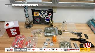 Man facing numerous charges after traffic stop ends in drug bust
