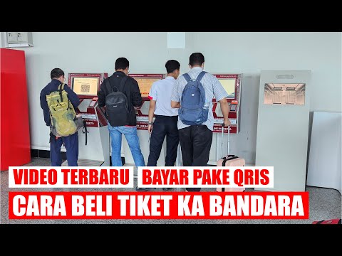 CARA BELI TIKET KERETA BANDARA DI MESIN TIKETING UNTUK PEMULA