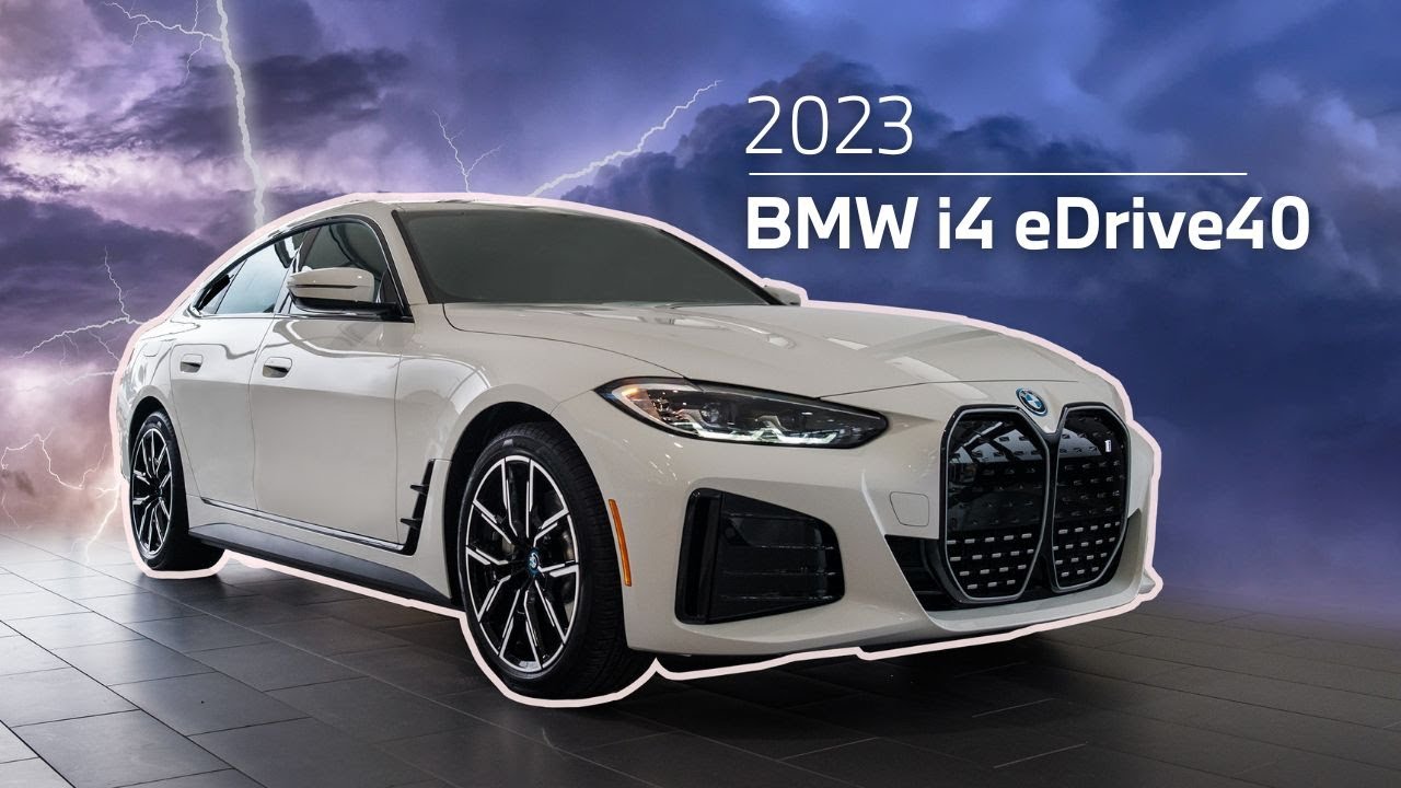 The 2023 BMW i4 eDrive40 Exemplifies a Luxurious Electric Vehicle - YouTube