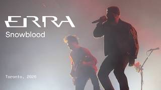 ERRA - Snowblood (Live in Toronto, 2026, 4K)