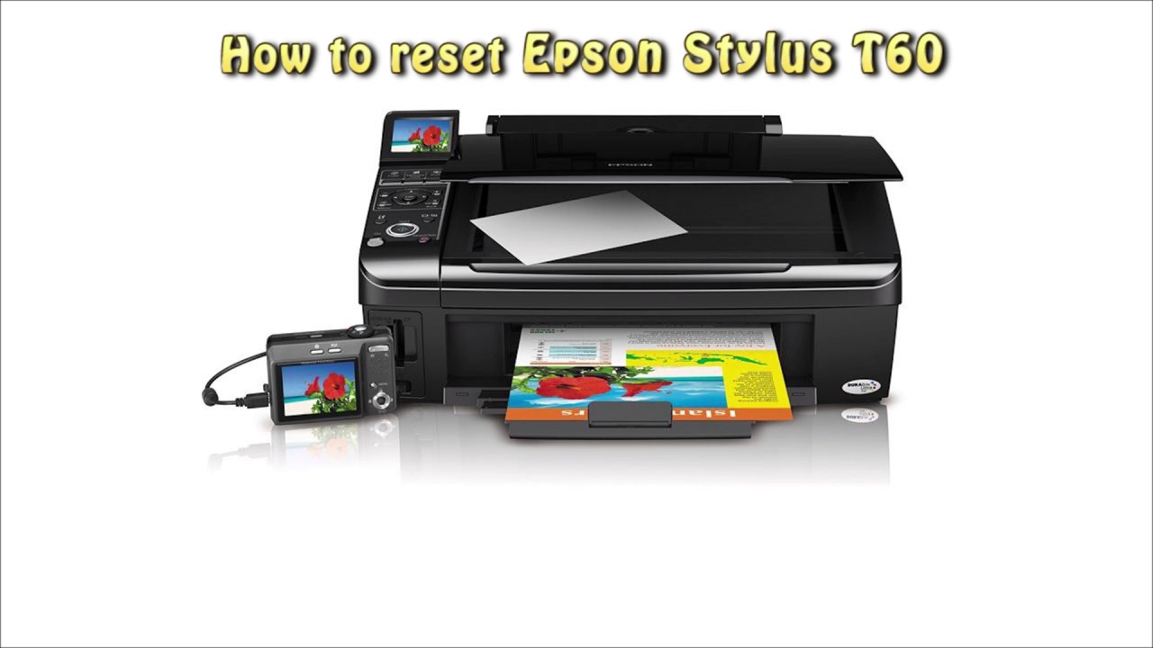 Epson T60 Counter Reset Software