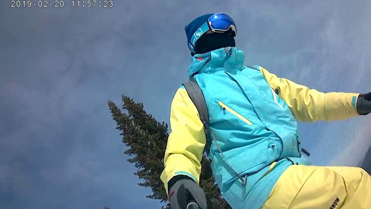 Спуск по трассе лоб (шерегеш 2019)