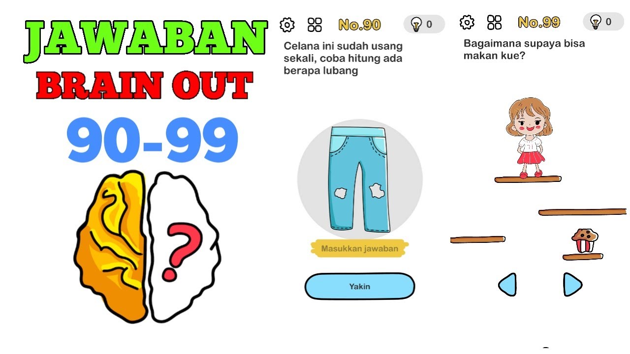 Kunci Jawaban Brain Out Level 9099 Terbaru Bahasa Indonesia YouTube