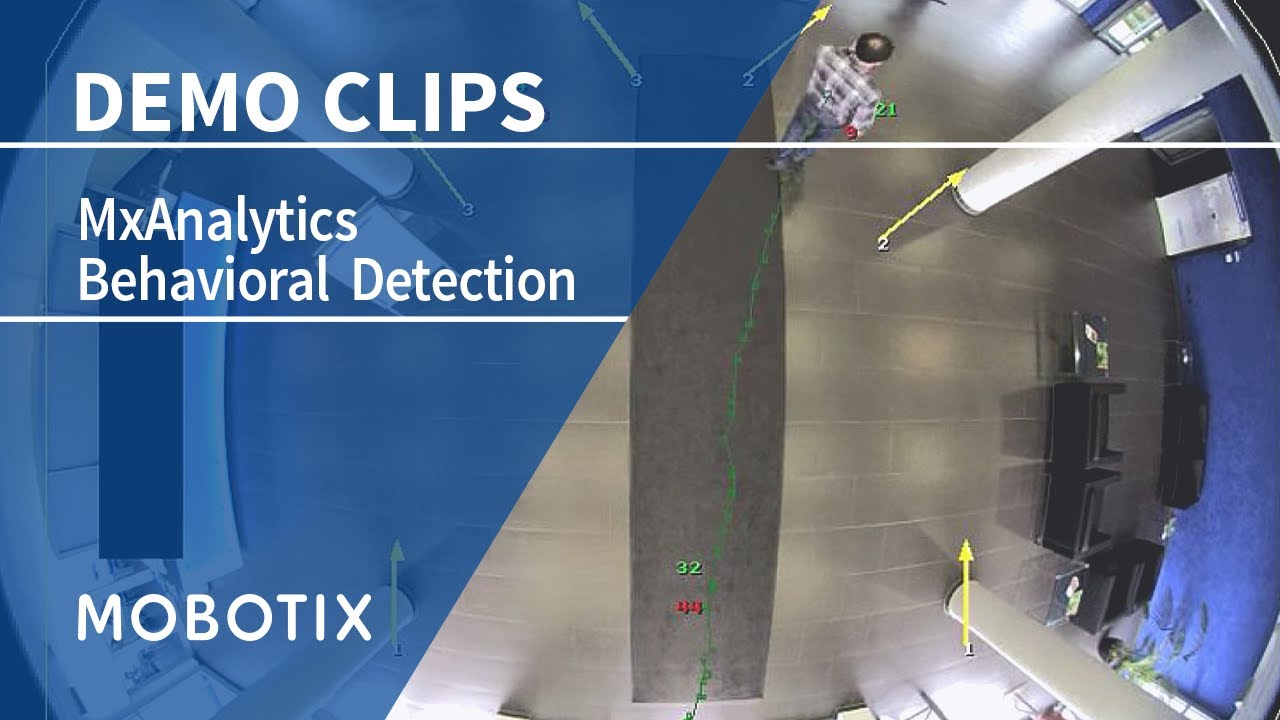 MxAnalytics - Behavioral Detection (MOBOTIX Demo Video)