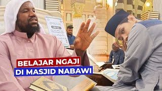 Alhamdulillah bisa memperdengarkan bacaan al qur'an secara langsung kepada syeikh dimasjid Nabawi #7