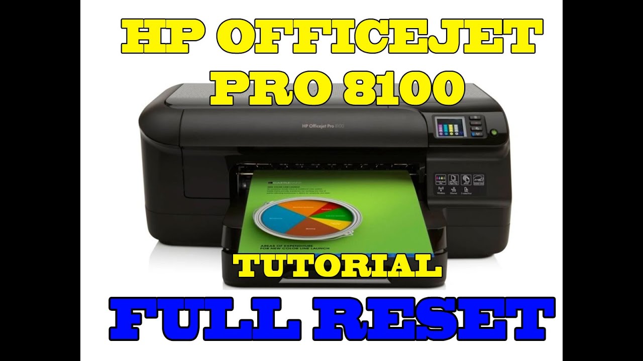 hp 8100 reset