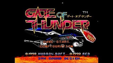 (PC Engine CD) Gate of Thunder - No Death Clear, 1CC 1080p60