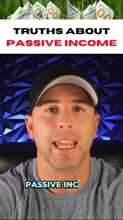 Passive Income Truth #3 - Live Off - YouTube