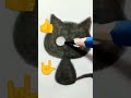 How to paint fur pancil drawing catviralshortstrending