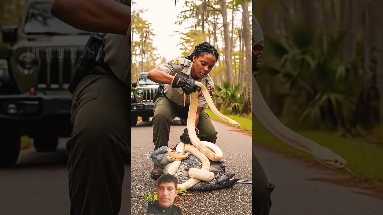 bird saved by forest staff 