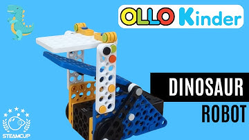 Move like a DINOSAUR Robot! - Robot Motion with OLLO Kinder (STEAMCUP) Robotics Kit