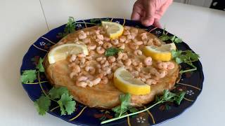 Pastilla au poisson et à la sauce béchamel / ‎بسطيلة الحوت بلاصوص بيشاميل / bastila dial 7ot