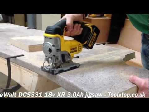 How To Quickly Cut Work Top Dewalt Dcs331 18v Xr Jigsaw Youtube