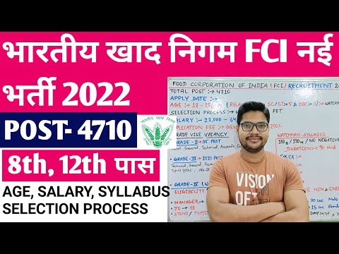 FCI New Requirment 2022 | FCI Grade 4 Watchman upcoming vacancy 2022