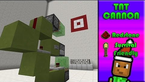 Minecraft Tutorial: TNT Cannon (Slime Block)