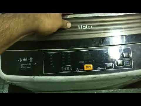 Haier Washing machine problem - YouTube