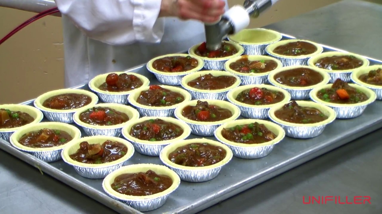 Food Filling Machines for meat pies YouTube