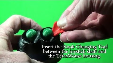 Changing Knobs on TetraMouse Models TMXS and TMXA