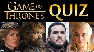 Game of Thrones Quiz - 20 questions - Fun challenge for GoT fans screenshot 1