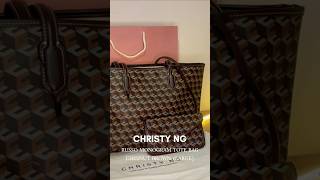 Christy Ng - Russo Monogram Tote Bag Chestnut Brown (Large) #christyng #bag #malaysia #indonesia