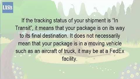 What Does In Transit To Destination Mean USPS Point