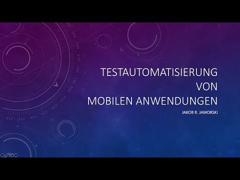 Testautomatisierung von mobilen Anwendungen mit Appium - Intro