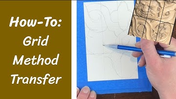 How to Use the Grid Method for Drawing | Easy Art Transfer Technique
