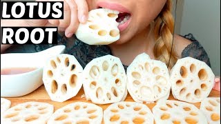 Asmr Lotus Root 먹방 Crunchy Eating Sounds No Talking Suellasmr Youtube