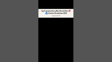 9 Types of Men’s Jackets Explained 🧥🔥 | Complete Style Guide 2025 #mensjackets #fashionideas #Men