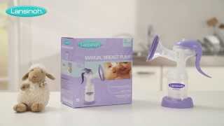 Lansinoh Manual Breast Pump - How to Use the Breastpump for Breastfeeding Mums tutorial