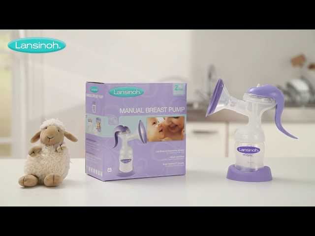 Lansinoh Manual Breast Pump - How to Use the Breastpump for