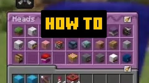 How to get Custom Heads in Minecraft Java!