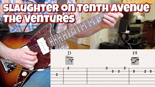 Slaughter on Tenth Avenue (Ventures cover with chords and tabs) chords