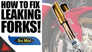 Fix Leaking Motorcycle Fork Seals! (Seal Mate)