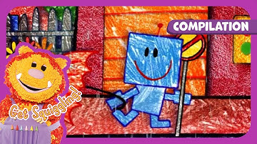 Draw the Weather with Squigglet | Get Squiggling! Compilation | 10+ mins