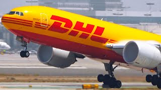 EXTREME Close Up Takeoffs and Landings | RWY 25L | LAX Plane Spotting